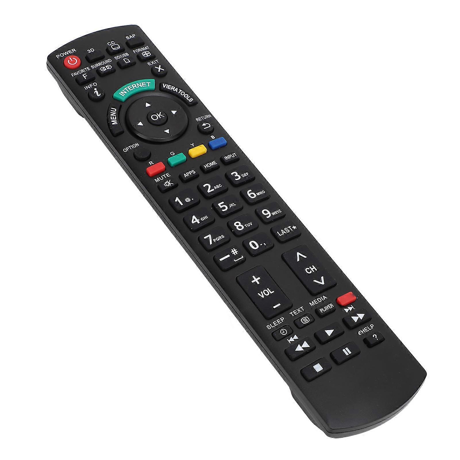 Remote Control Sensitive Buttons Comfortable Grip Smart TVs Controller Replacement for NETFLIX 3D TV N2QAYB000485 