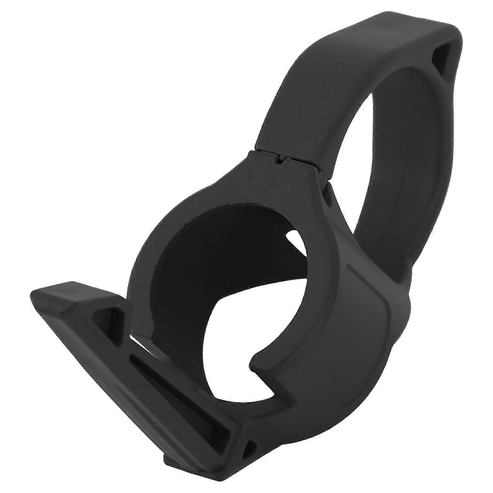 1in Flashlight Adapter Ring with Pocket Clip Flashlight Finger Release Ring for Streamlight HLHL Black 