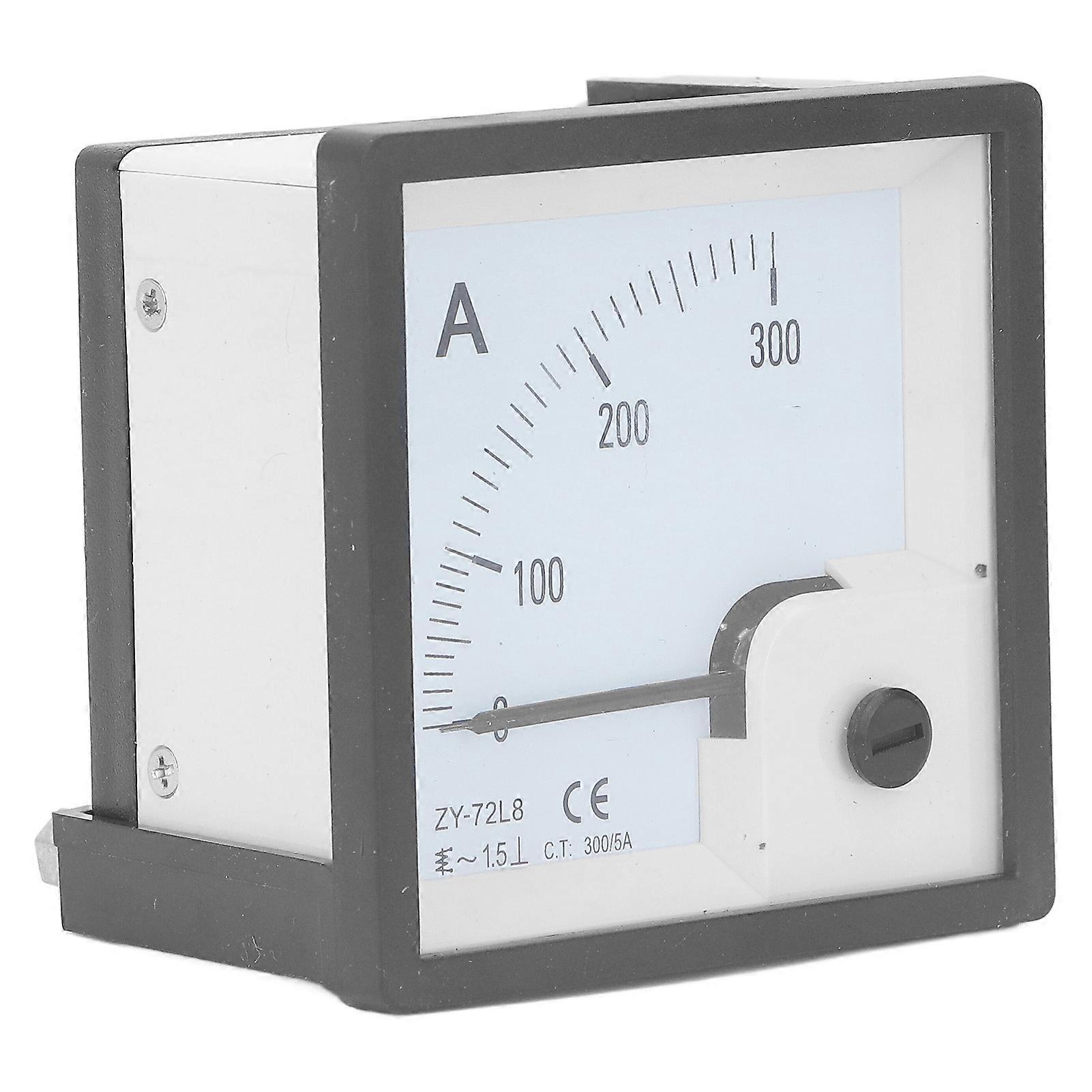 Mounted Current Panel Pointer Type Accurate Measurement Ammeter Gauge Current Meter for Engine 0 to 300A 