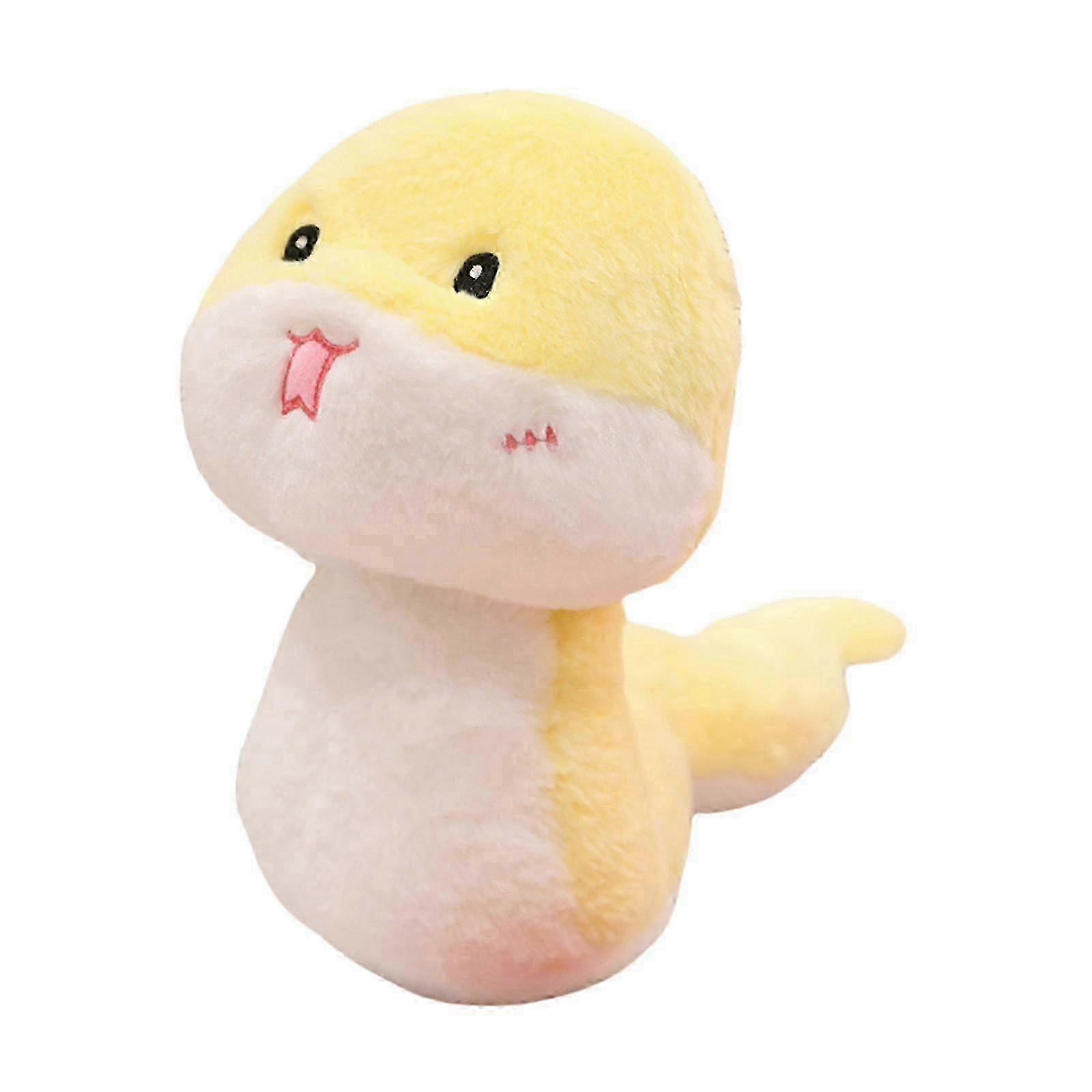 Chinese New Year Snake Plush Toy Collection Statue Snake Stuffed Animal green 24cm