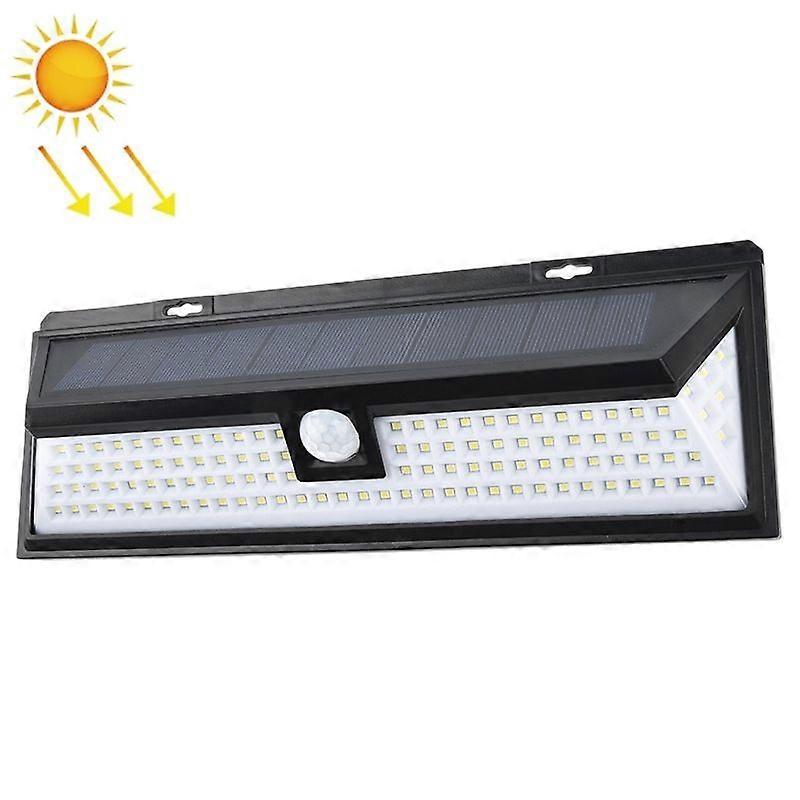 118 LED Solar 3-Sides Floodlit Motion Sensing Wall Light