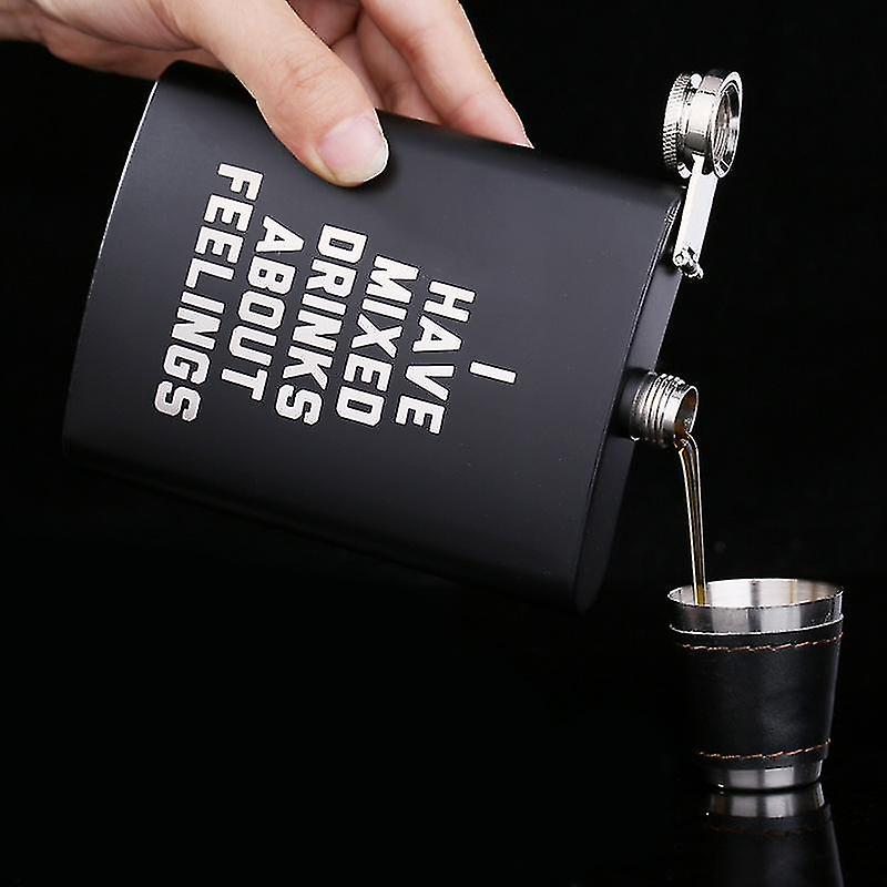 Flasks Small Portable Stainless Steel Hip Flask Classic European Style Hip Flask Metal Kitchen Flasks