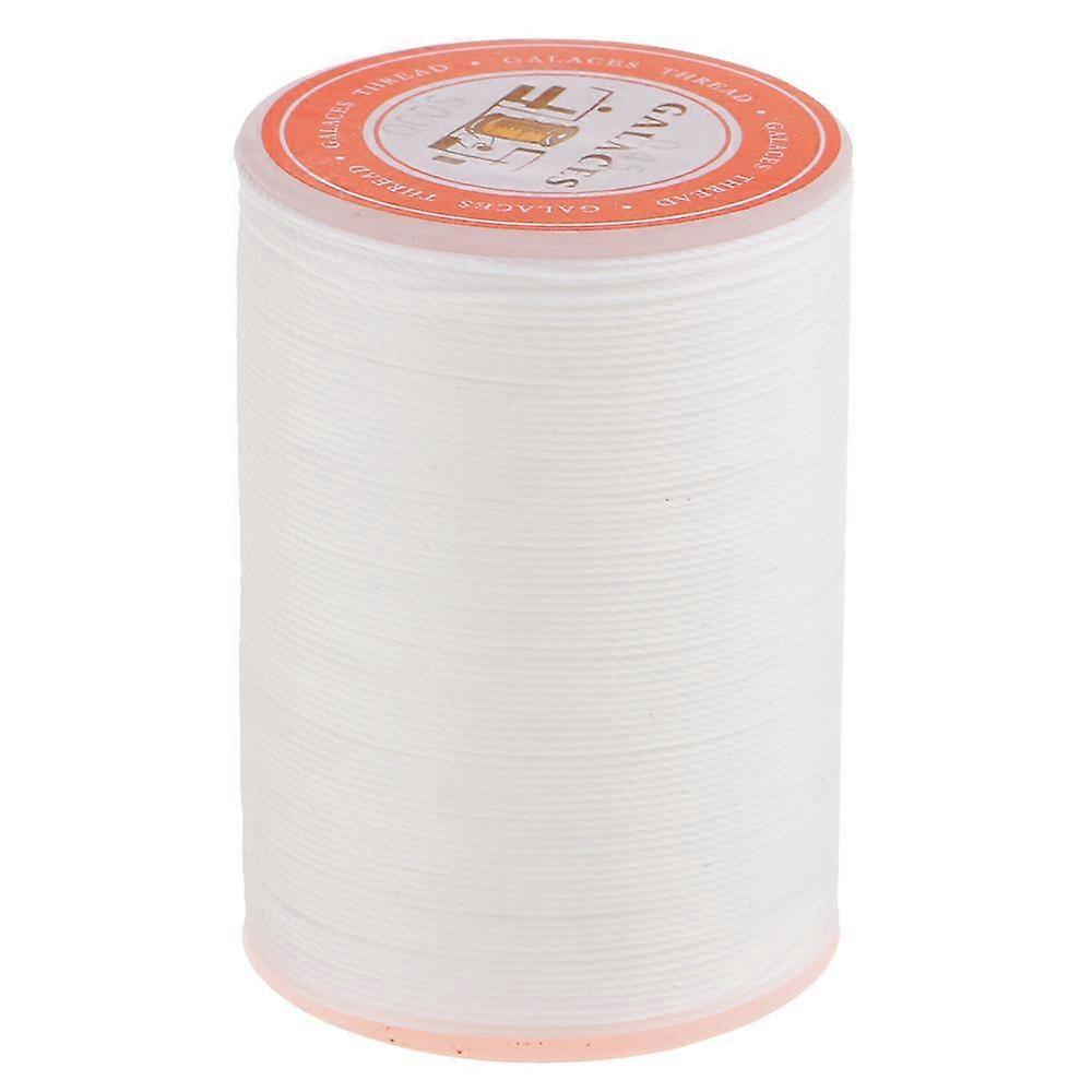 0.45mm White Leather Hand-stitched Thread Sewing Repair Rope