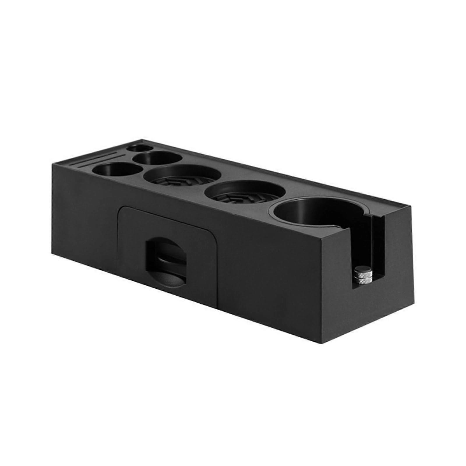 Coffee Tamper Mat Stand Portafilter Holder Rack With Drawer Multifunctional Espresso Maker Tool Supplies