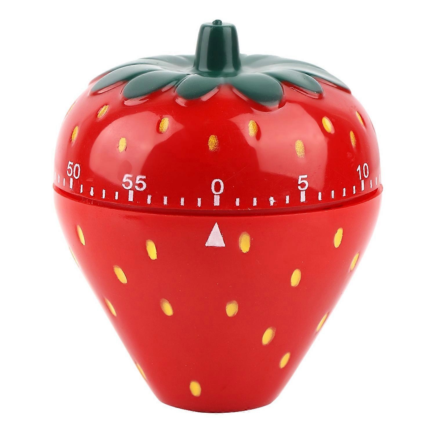 Strawberry Shaped 60 Minutes Kitchen Timer Mechanical Time Reminder