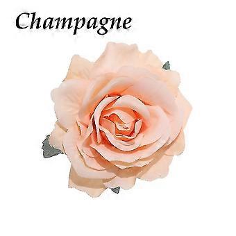 Fashion Hair Clip Women Brooch Rose Flower Hairpin Accesorios Bridal Party