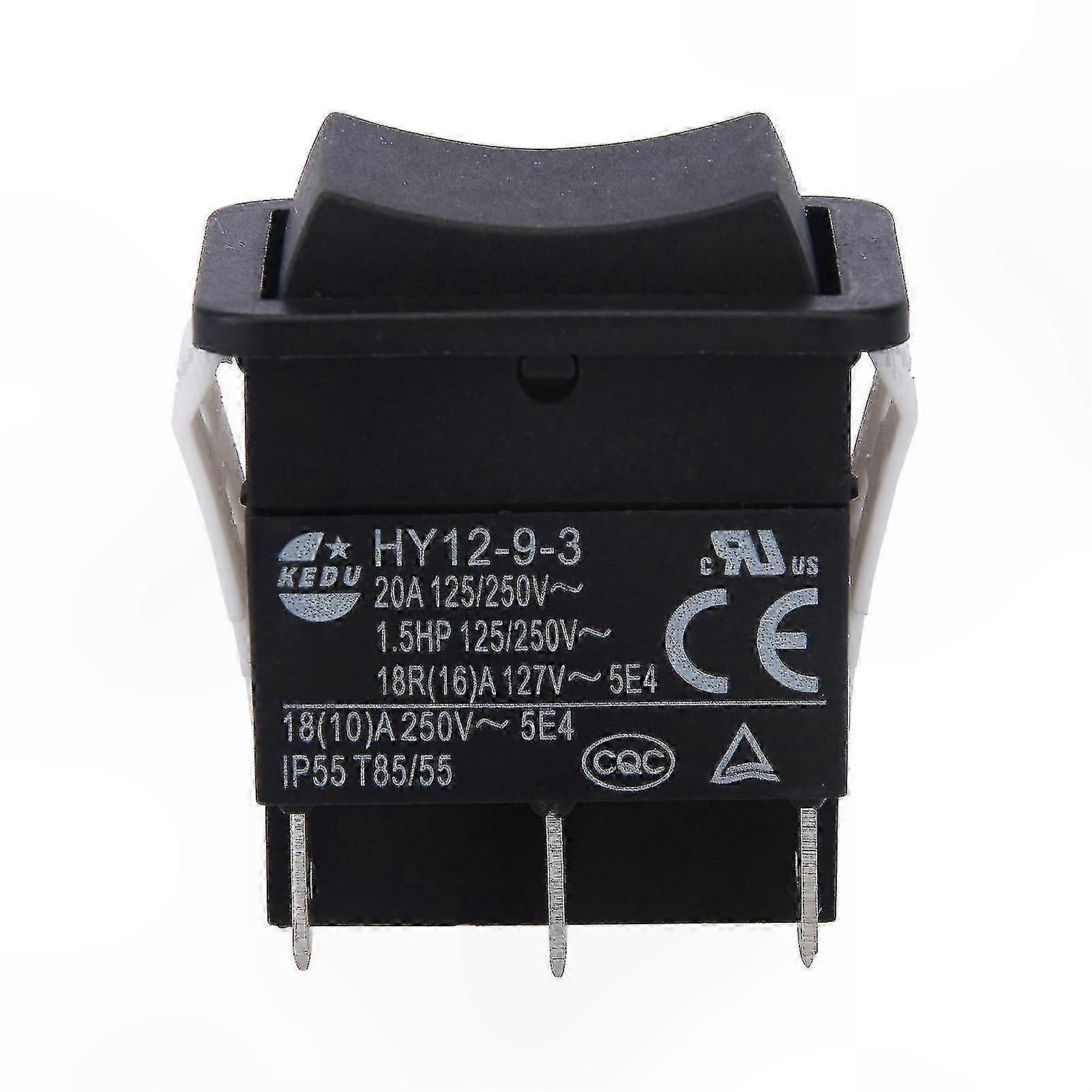 Durable ABS Rocker Switch with Push Button for Industrial and Marine Use