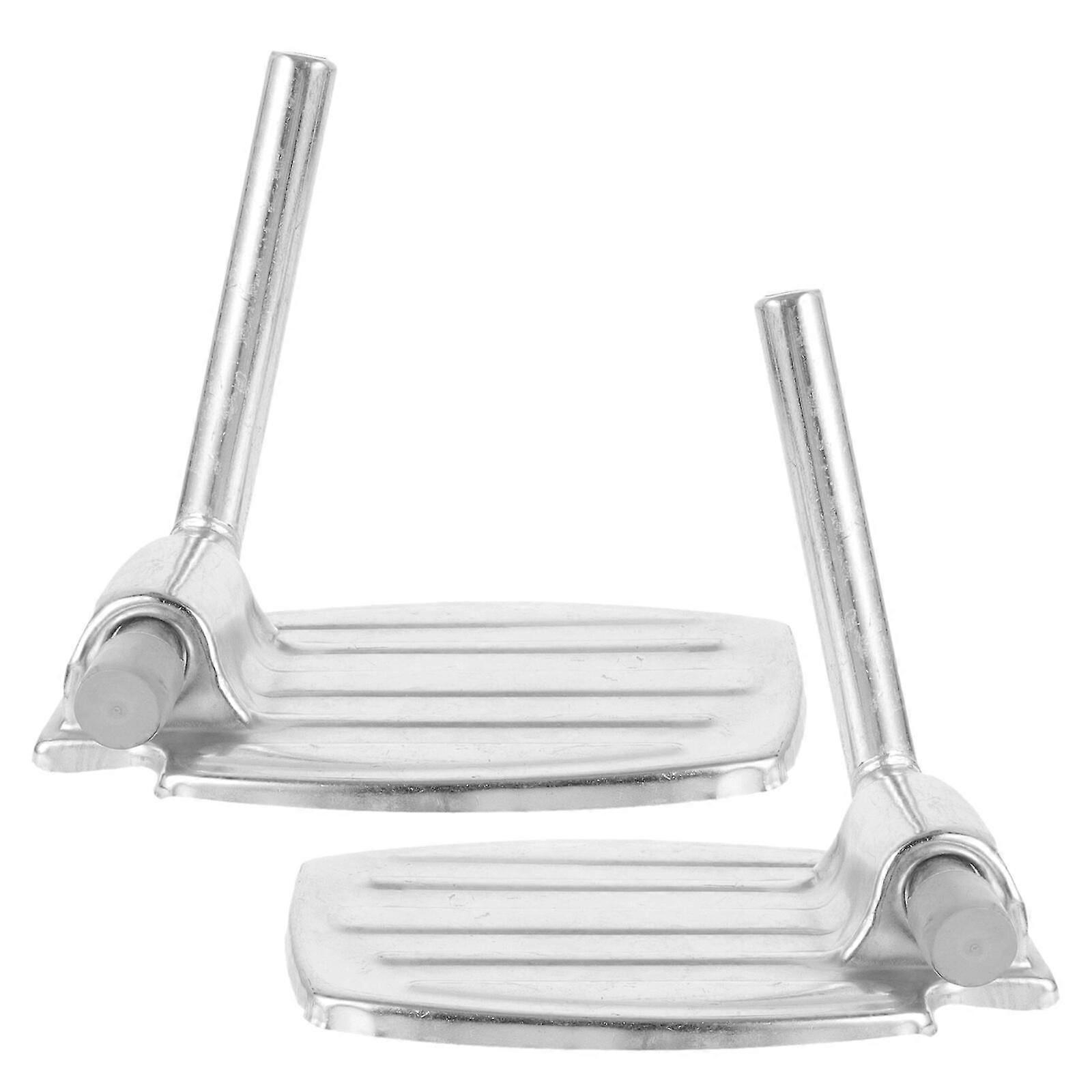 2pcs Schwerlast-Rollstuhl-Fußstützen austauschbare Rollstuhl-Fußstütze Rollstuhl-Beinstütze