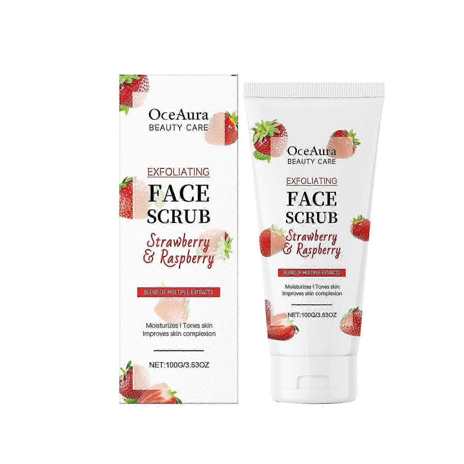 Oceaura Facial Scrub Gentle Cleansing Facial Pores Cutin Freshing And Moistrurizing Not Tight Facial Scrub