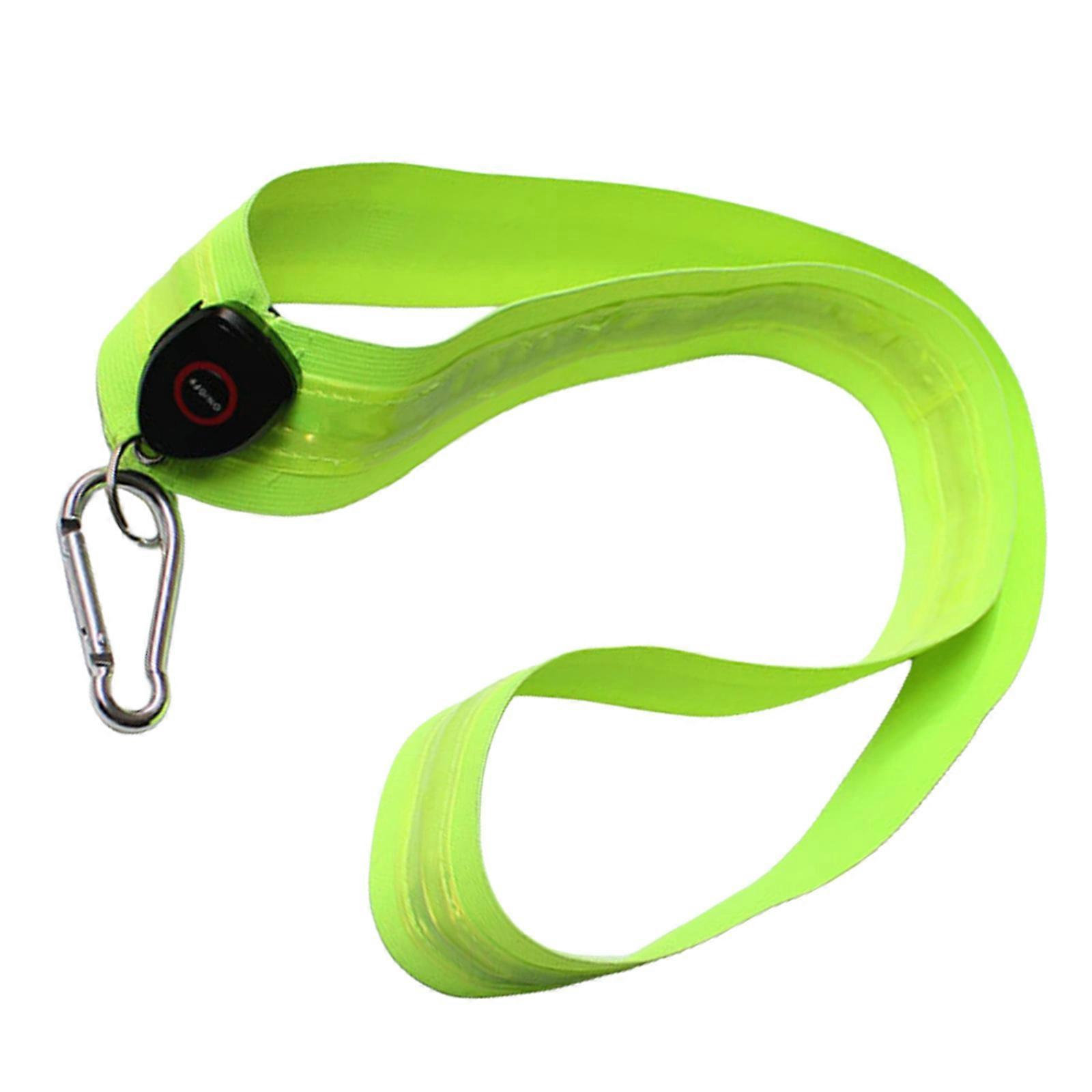 USB Rechargeable LED Lights up Strap Suitable for Night Event Brightness Adjustable Flash Mode Comfortable Design Multicolor