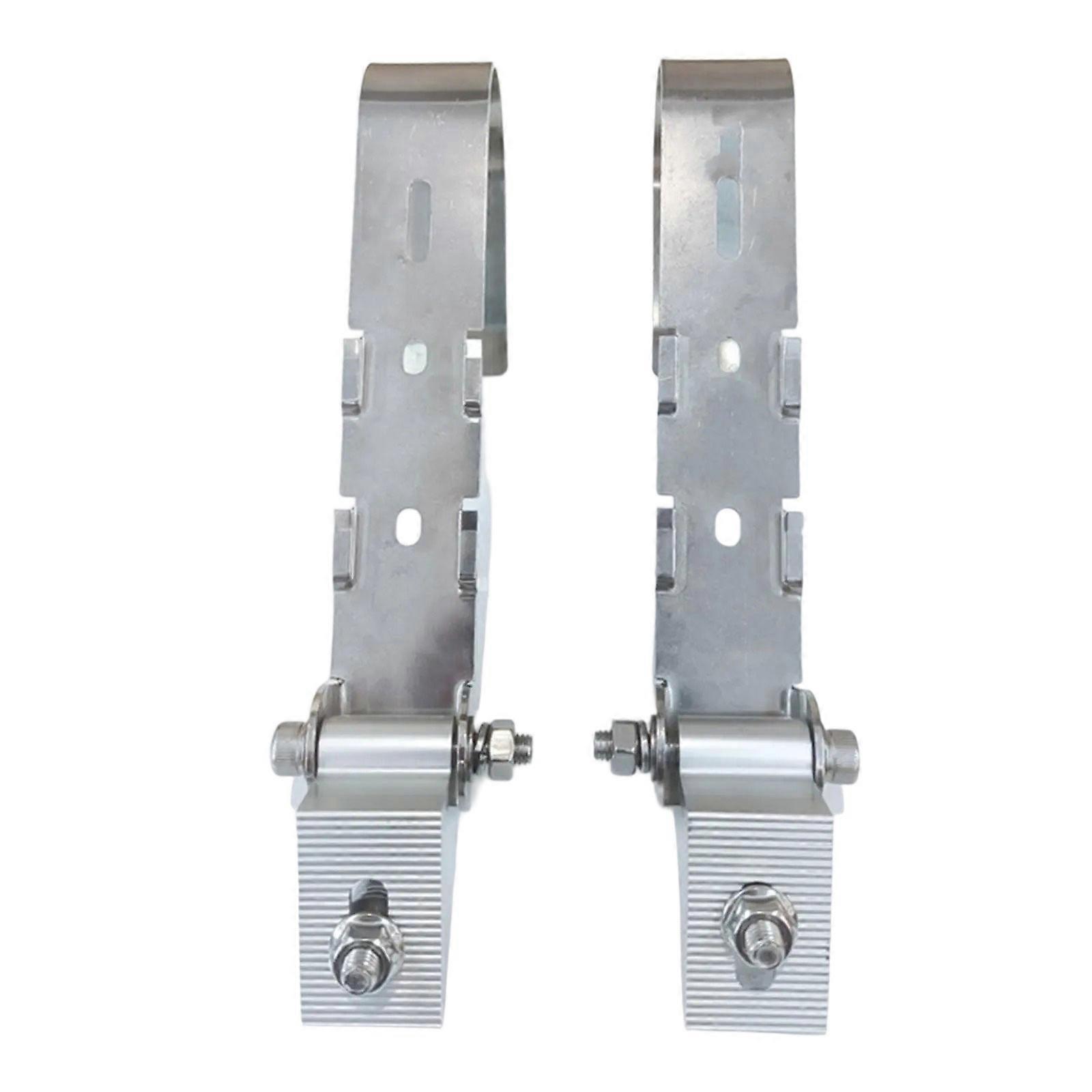 2Pcs Solar Module Holder Photovoltaic Panel Mounting Bracket Hook Solar Panel Railing Installation Accessories Multicolor