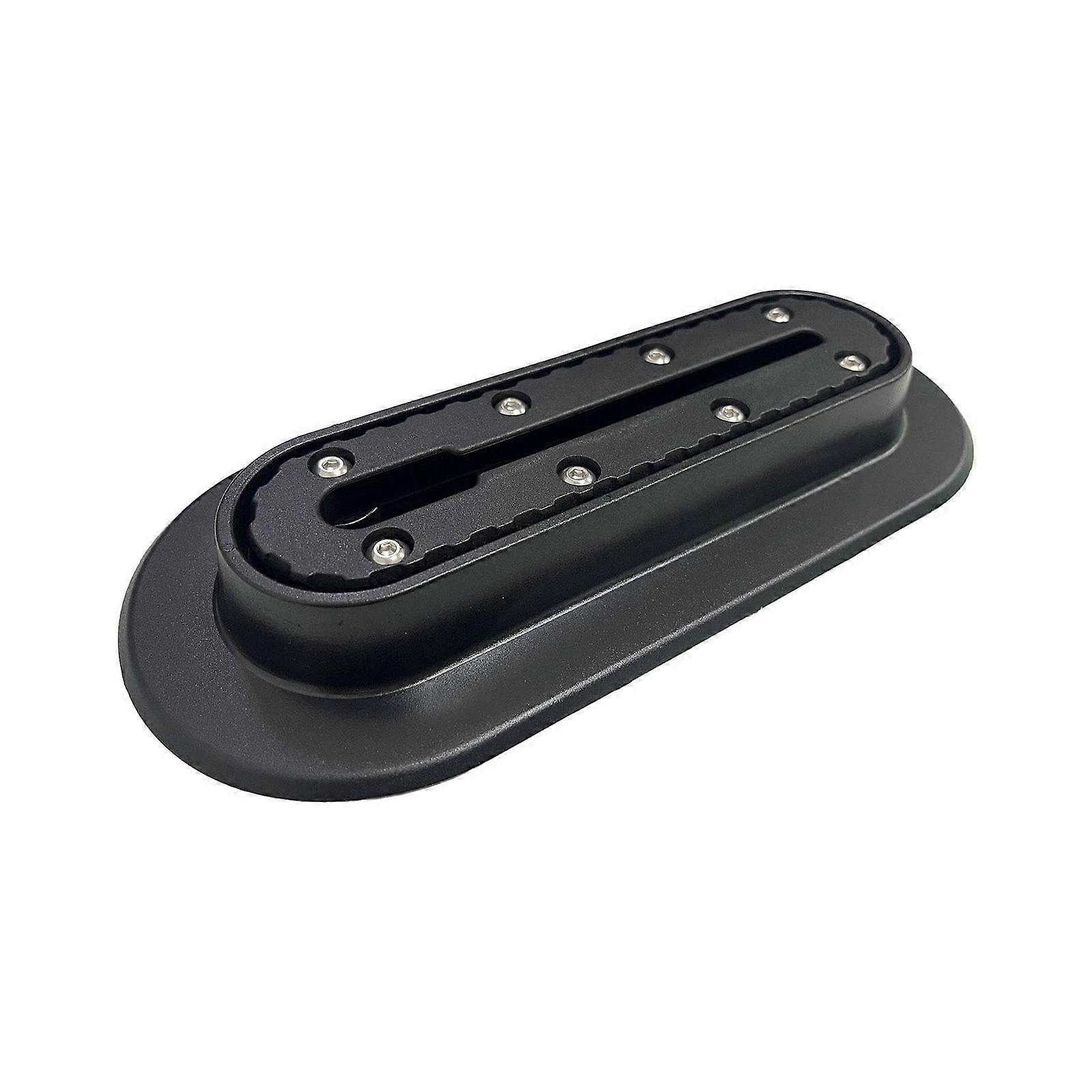 PVC Kayak Mounting Base With Rail Light Weight Kayak Base Rail Attachments Enhances Stability Easy to Installation Multicolor