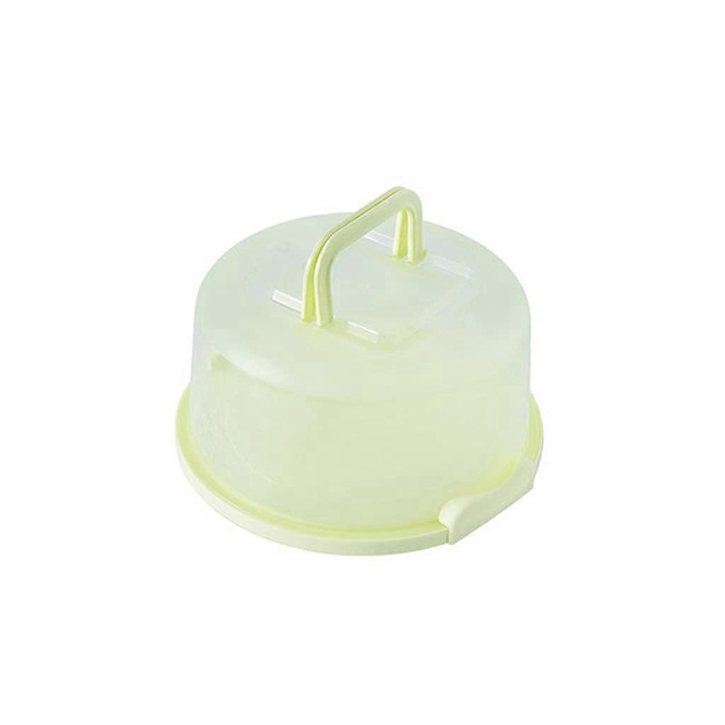 Plastic Round Cake Container With Lid, Cupcake Carrier, Dessert Storage Box, Kitchen Tray Pink