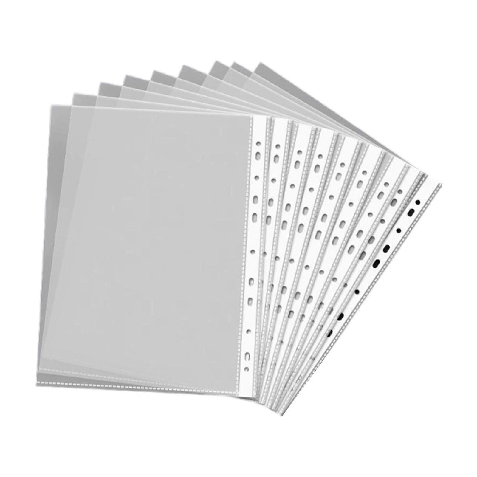 Tear Resistant Plastic File Defender Panes 11 Hole PRESENTATION Substance For Organizing Office Records Multicolor