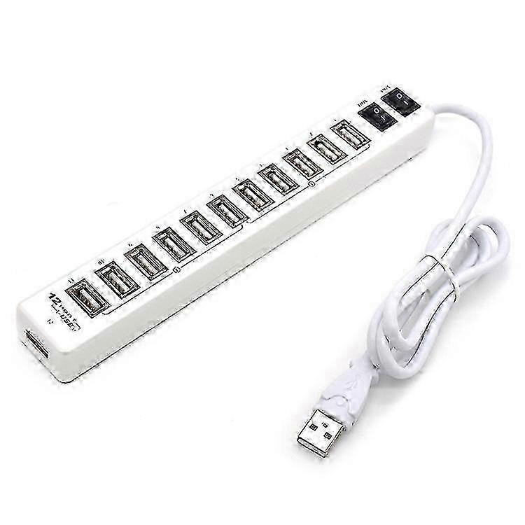 12-Port USB 2.0 HUB，Suitable for Notebook / Netbook