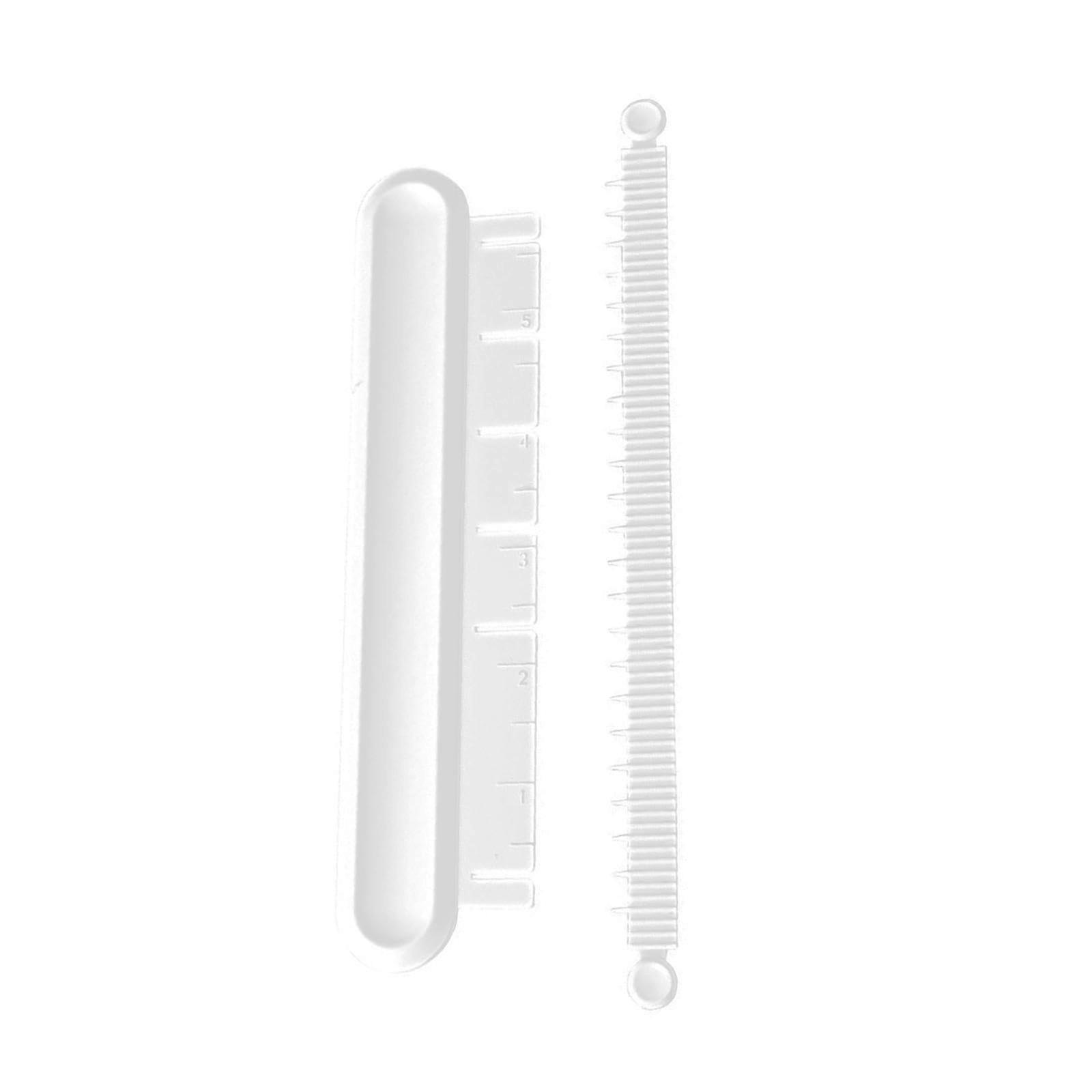 Cake Decorating Ruler with Sturdy Edge Marker for Birthday Cakes, Cookies and Biscuits