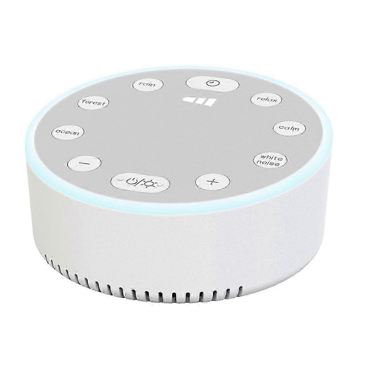 USB Rechargeable White Noise Sound Machine and Sleep Sound Player with Night Light