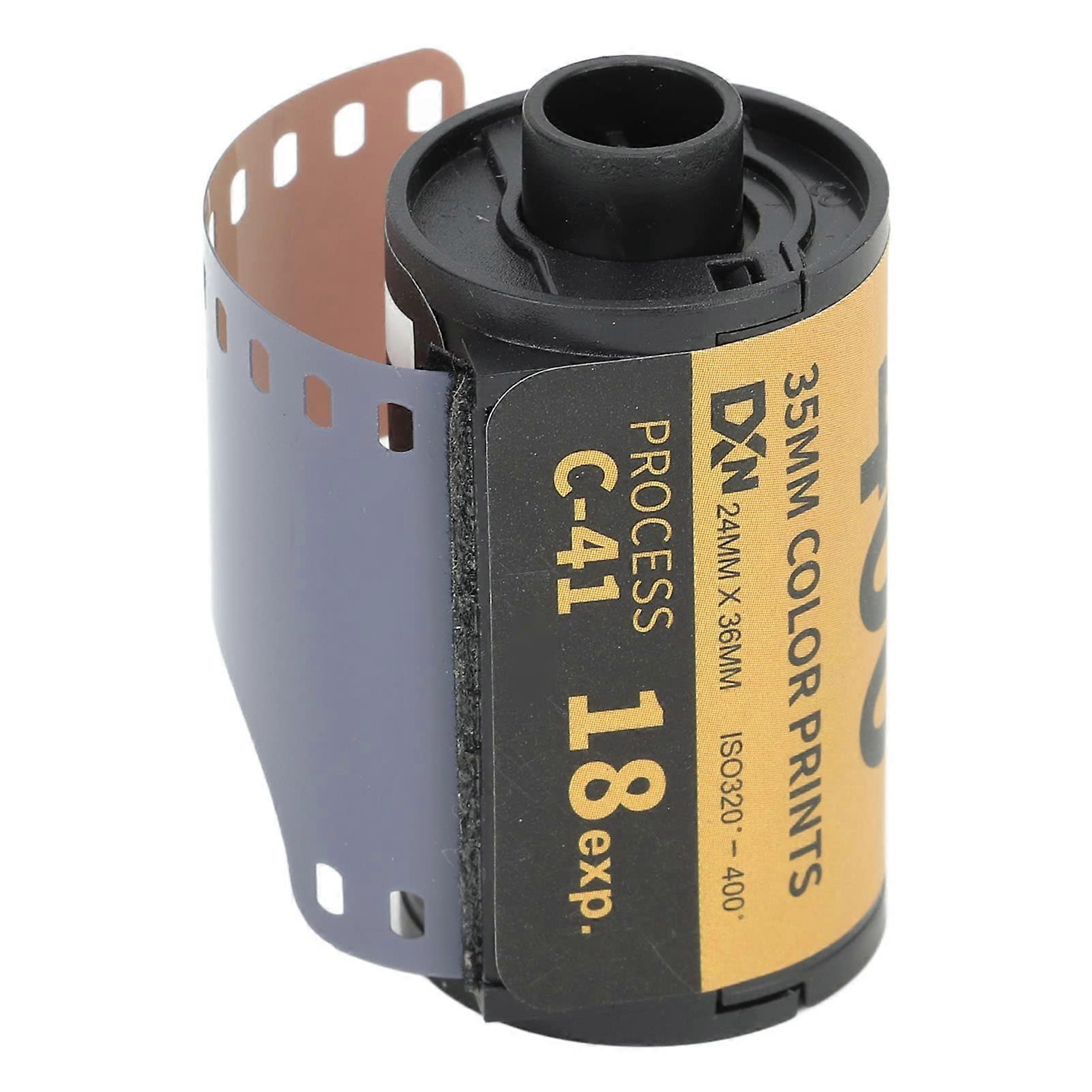 35mm Color Negative Film ISO 320400 C41 Fine Grain for 135 Cameras, 18 Sheet Pack