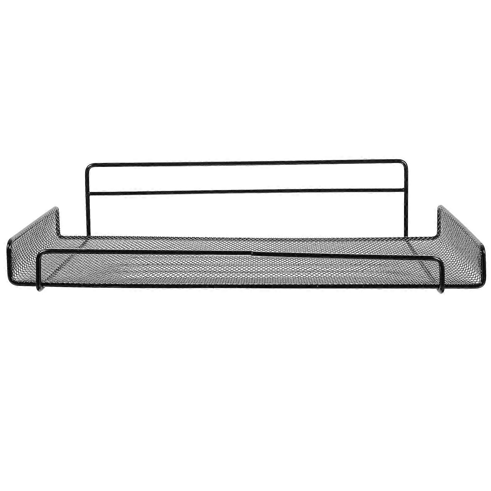 Wallmounted Router Storage Shelf Large Iron, NoDrill Floating Display Rack for WiFi Devices
