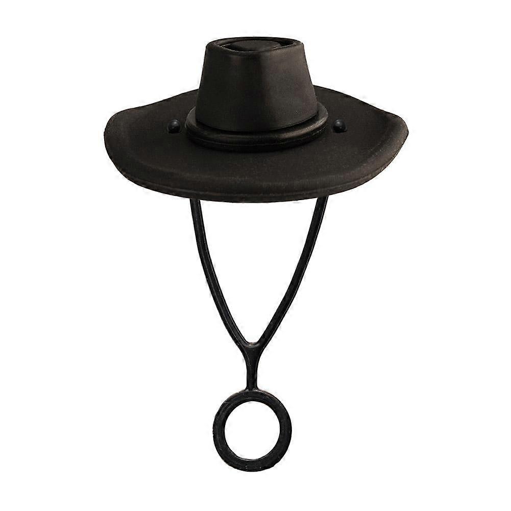 Straw Covers Hat,Compatible with Stanley Cup, Silicone Cowboy Hat Straw Cap