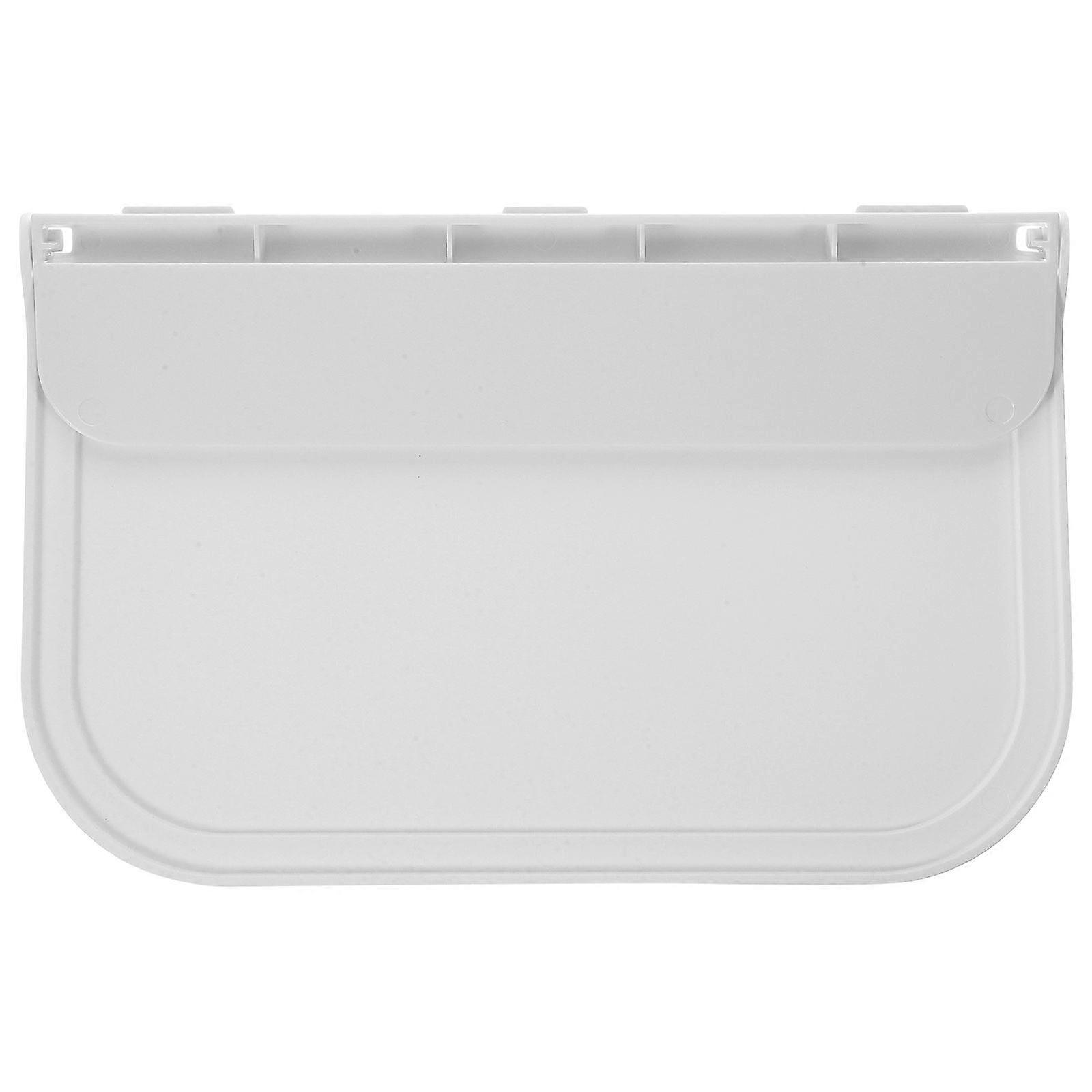 Foldable Home Wall-Mounted Rack for Storage 1Pcs Sturdy Plastic Board White