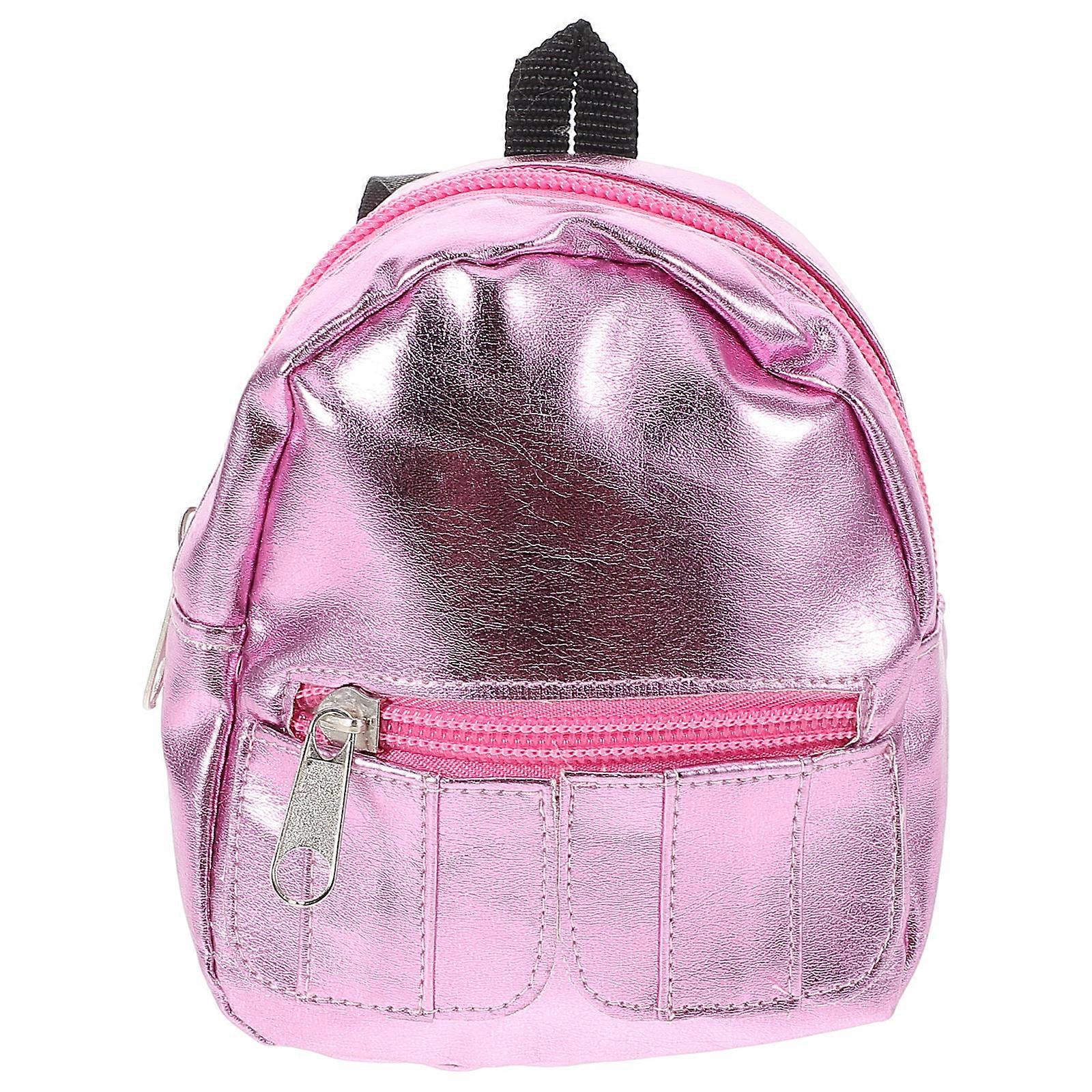 Mini Backpack for Dolls Mini House Decoration Backpack for Decoration