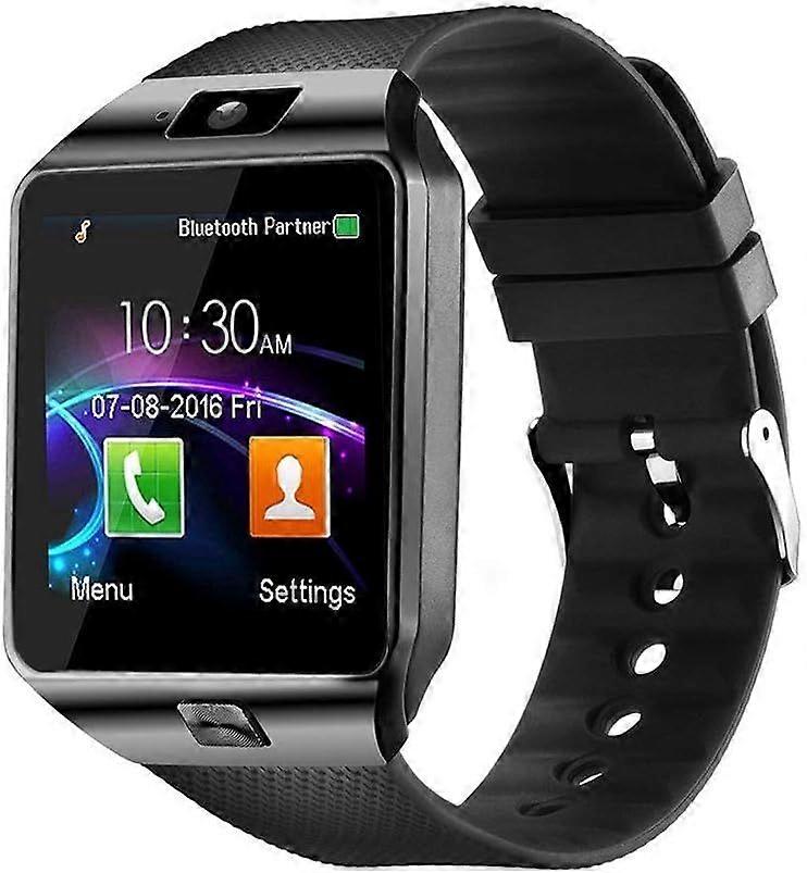Dz09 Bluetooth Smart Watch With Camera 1.44 Screen Mobile Watch Bluetooth Smart Watch (black)