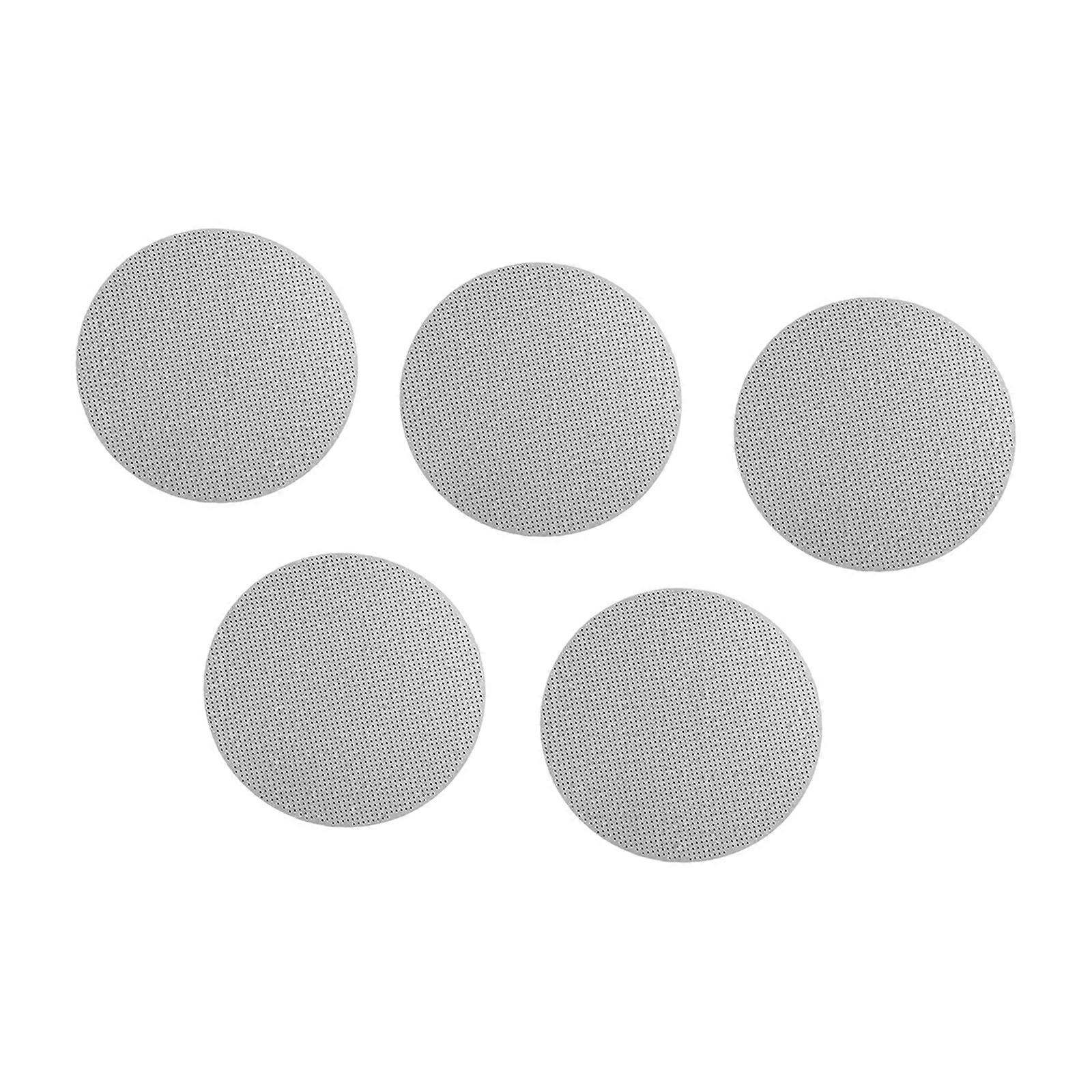 5Pieces Efficient Nonrust Steel Coffee Meshes Feature Efficient Extraction Technology for Flavor and Simple Maintenance Multicolor