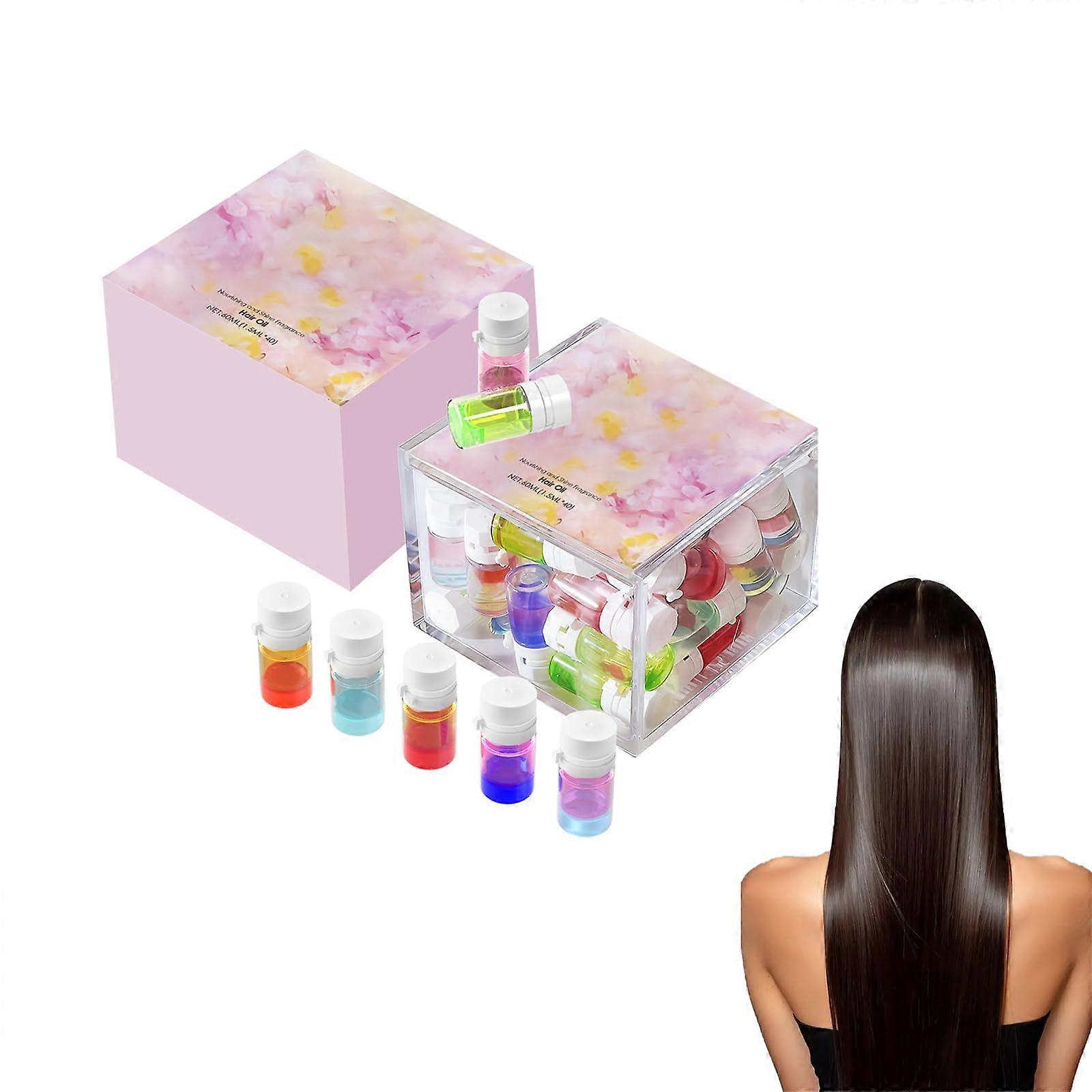 Hair Perfume Oil Capsules 2 in 1 Leavein Hair Oil for Dry Damaged Hair LongLasting Fragrance