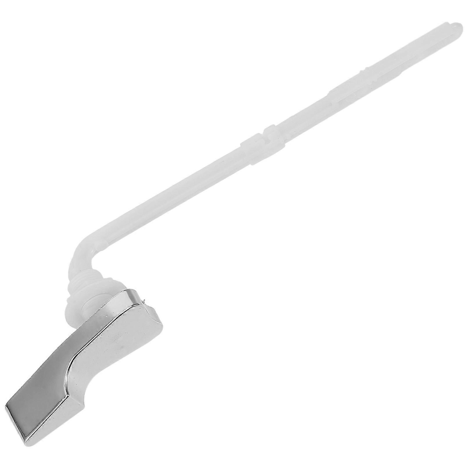 Toilet Bowl Flush Handle Side Mount Toilet Accessory Comfortable Grip Home Use Plastic Material Compact Size Easy Installation 1Set