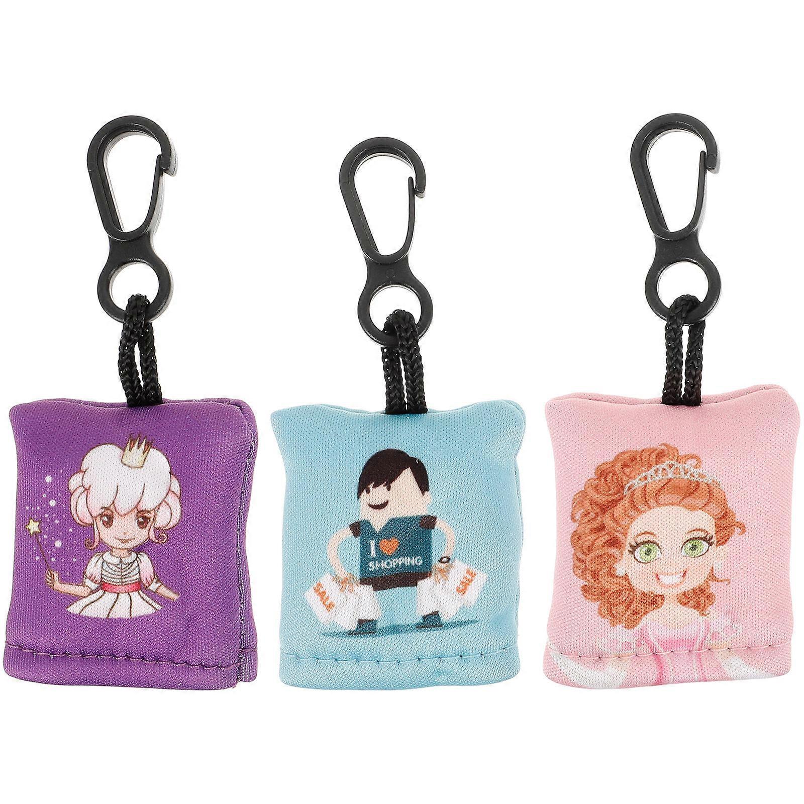 3Pcs Camera Lens Cleaners Phone Screen Wipers Keychain Cloth