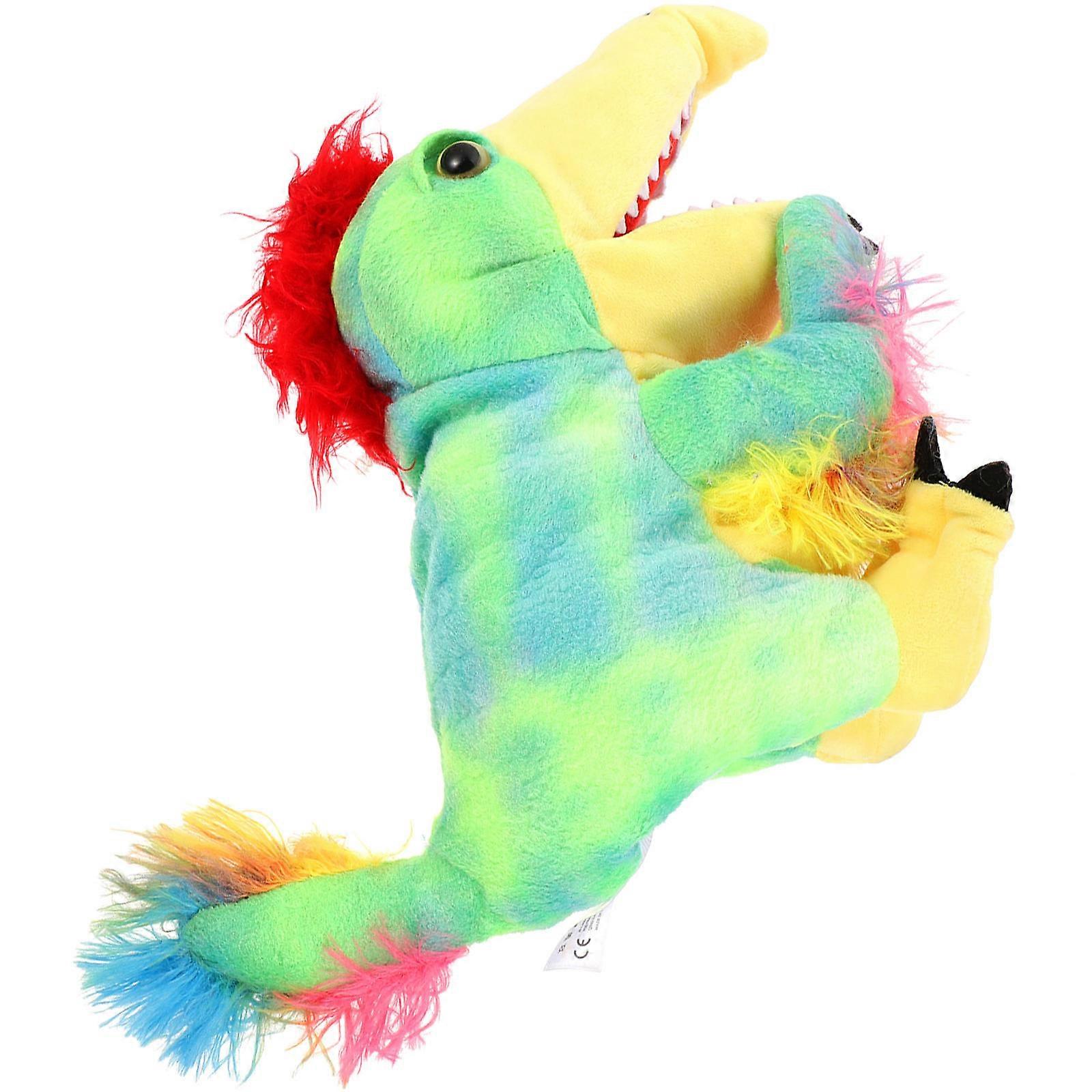 Educational Dinosaur Puppet Hand Toy for Storytelling