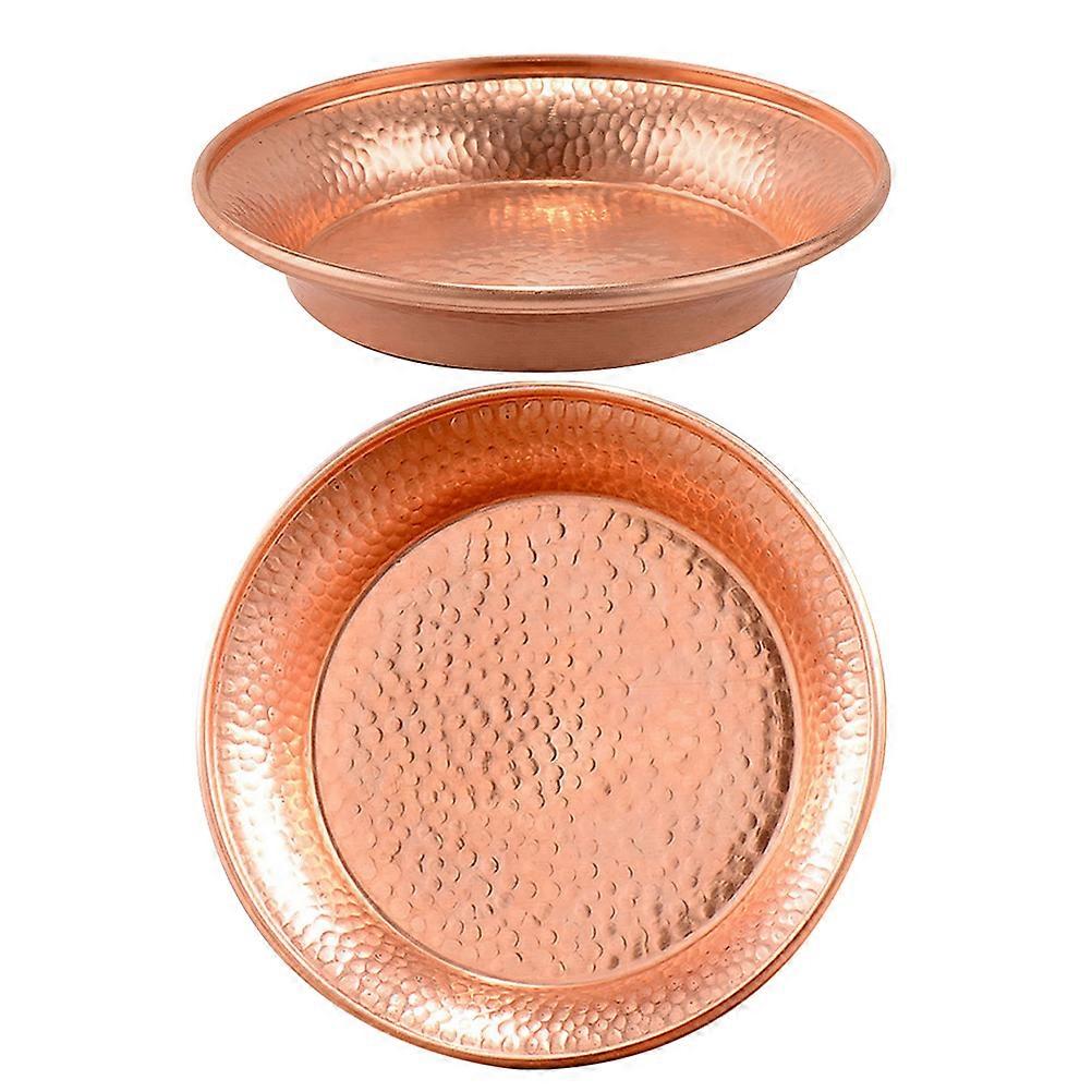 Sacrificial Bowl Copper Bowl for Meditation Buddhist 2Pcs Set