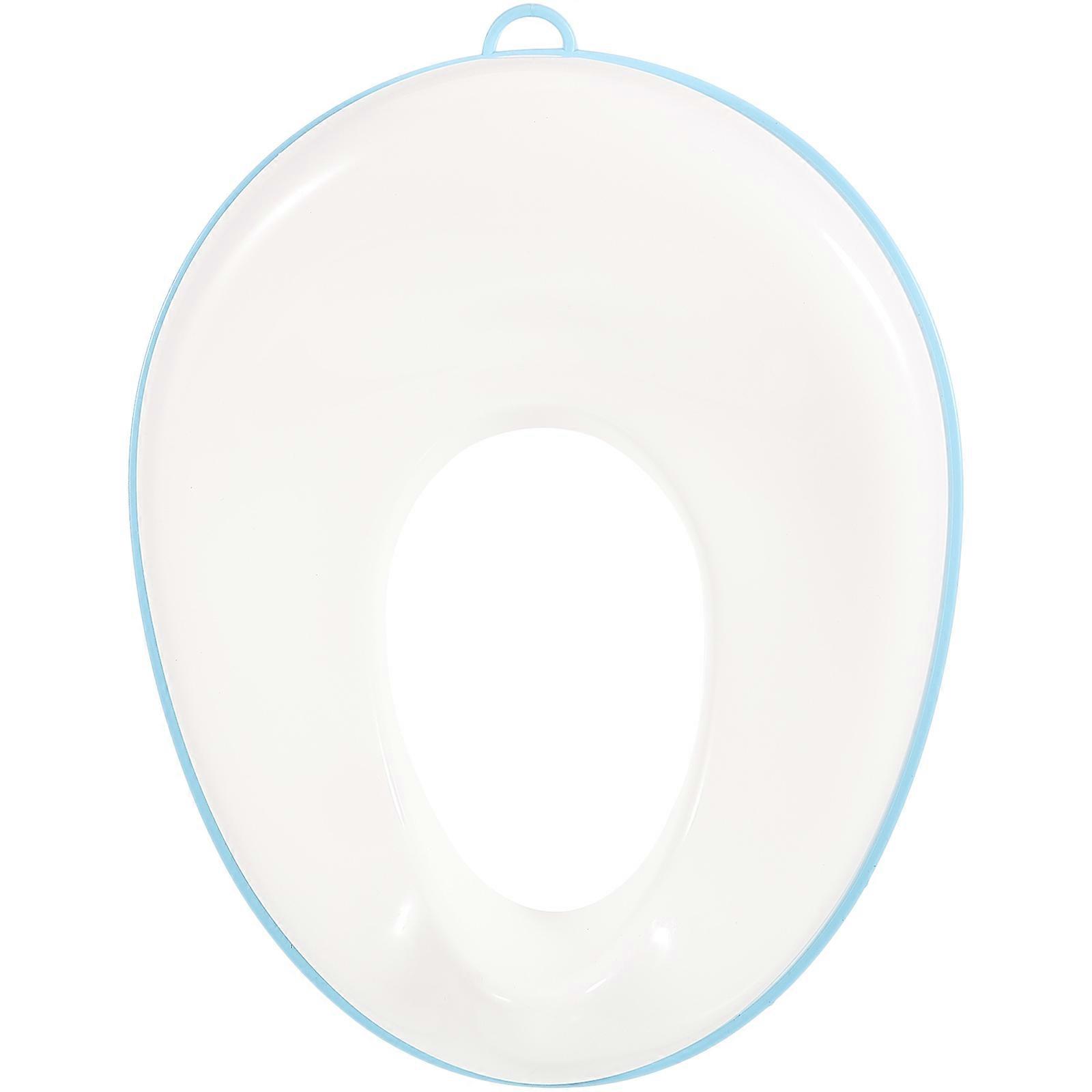 Skyblue Toddler Toilet Seat with Antisplash Design for Kids Portable and Easy to Carry PP Material