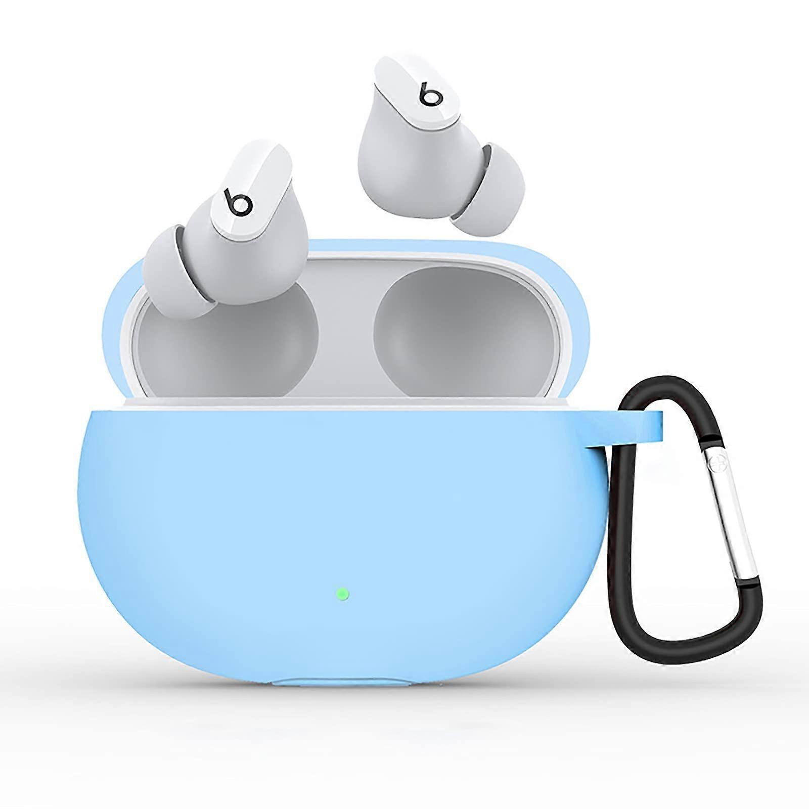 Silicone Case For Beats Studio Buds/Buds/Plus, UltraThin Soft Case, SlimFit, AntiFall, DirtResistant, Blue