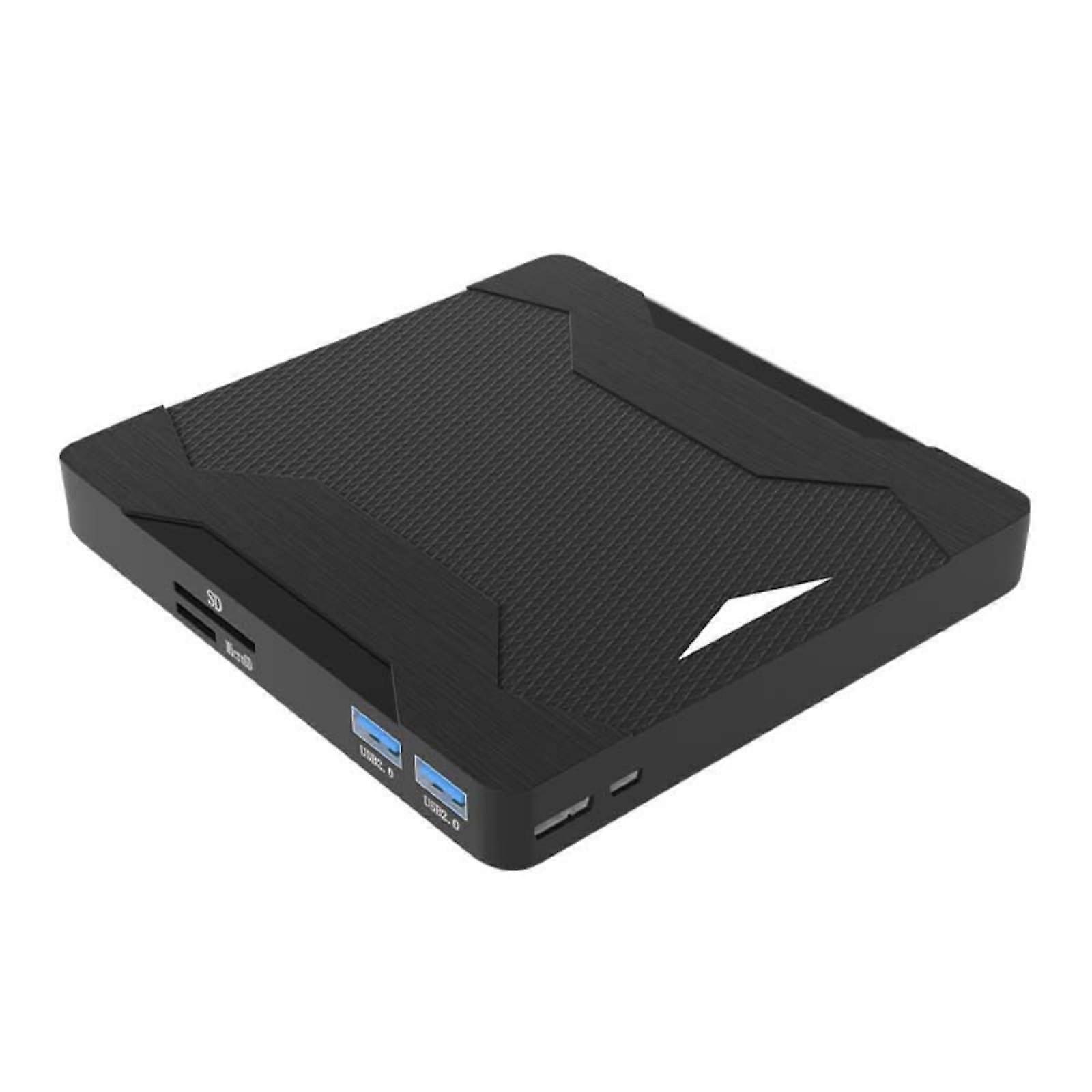 External Disk Burner USB 3.0 4In1 External Disc Drive for Laptop and Desktop Lightweight Windows macOS Linux Compatible