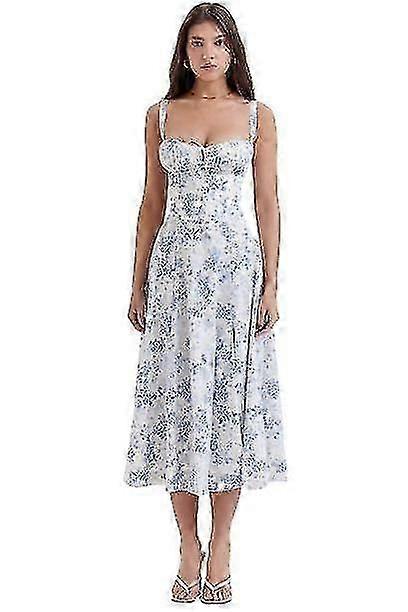 Kadın Yaz Halter Dumanlı Maxi Elbise Yarık Halter Elbiseler