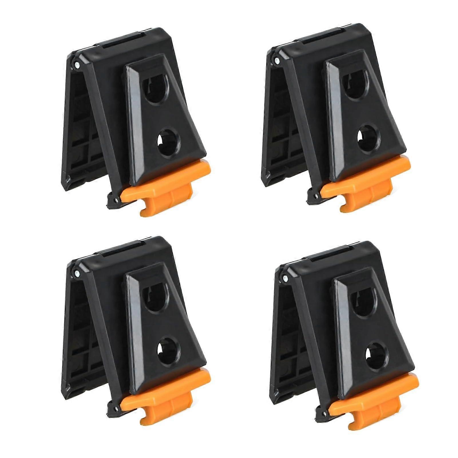 Heavy Duty Tool Belt Clip Set for ClipTech Pouches, Secure Attachment, 4 Pcs