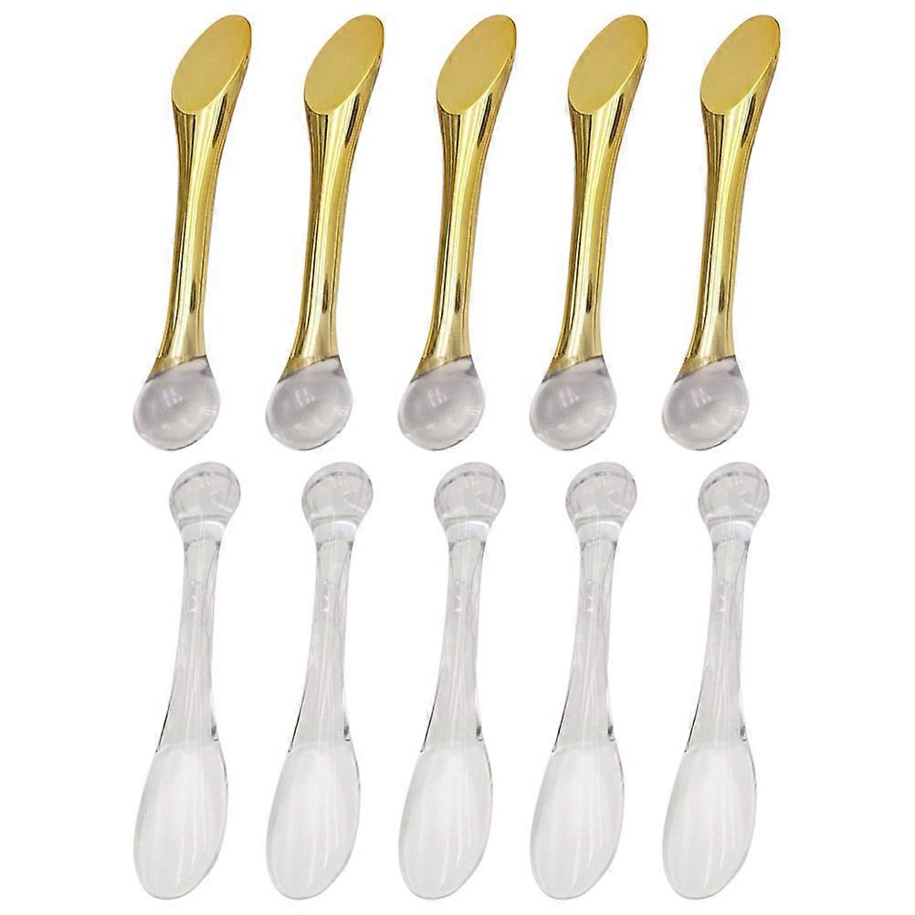 Beauty Spatula for Precise Eye Cream Application 10Pcs Assorted Color ABS
