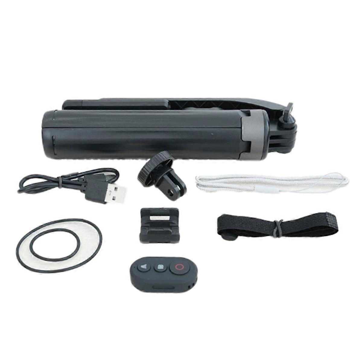 For Action 5/4 Wireless Bluetooth Remote Control with Wrist Strap Zoom Function One-Key Wake-Up for Action 5/4