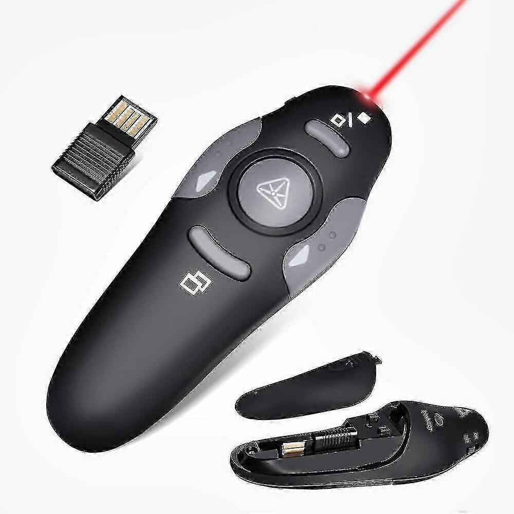 Wireless Presentation Clicker For Powerpoint Presentations, Usb Dongle Wireless Presenter Remote Wit