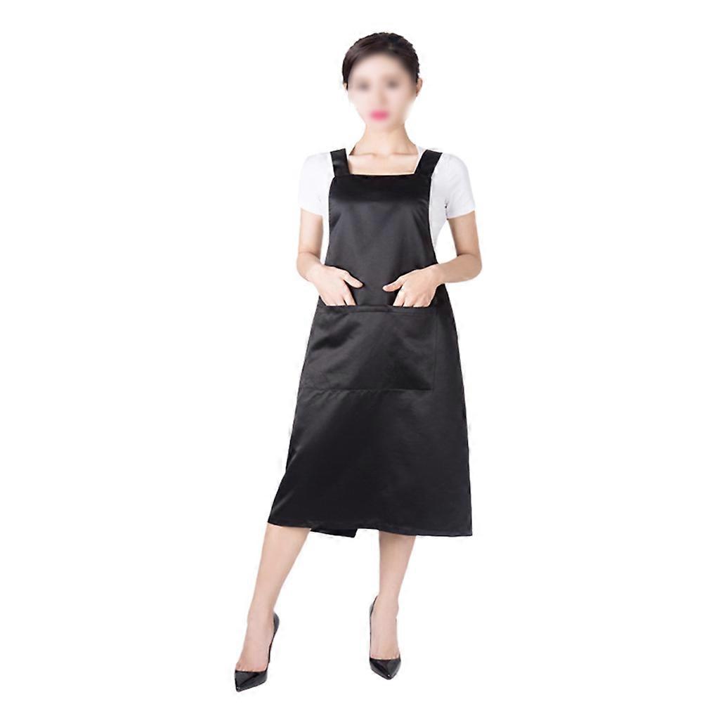 Sleeveless Barber Suspender Apron for Professional Use