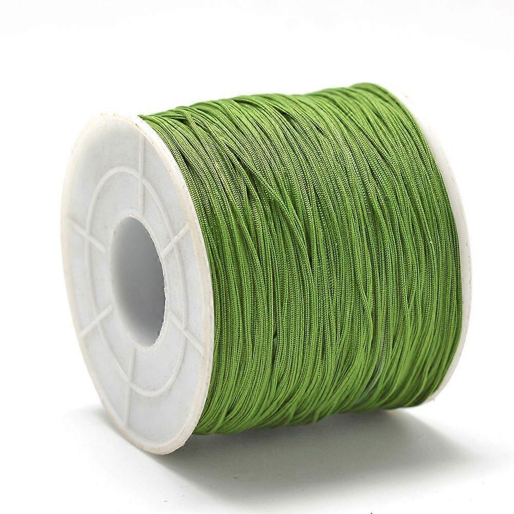Polyester Cords Olive Drab 0.5~0.6mm about 131.23~142.16 yards(120~130m)/roll