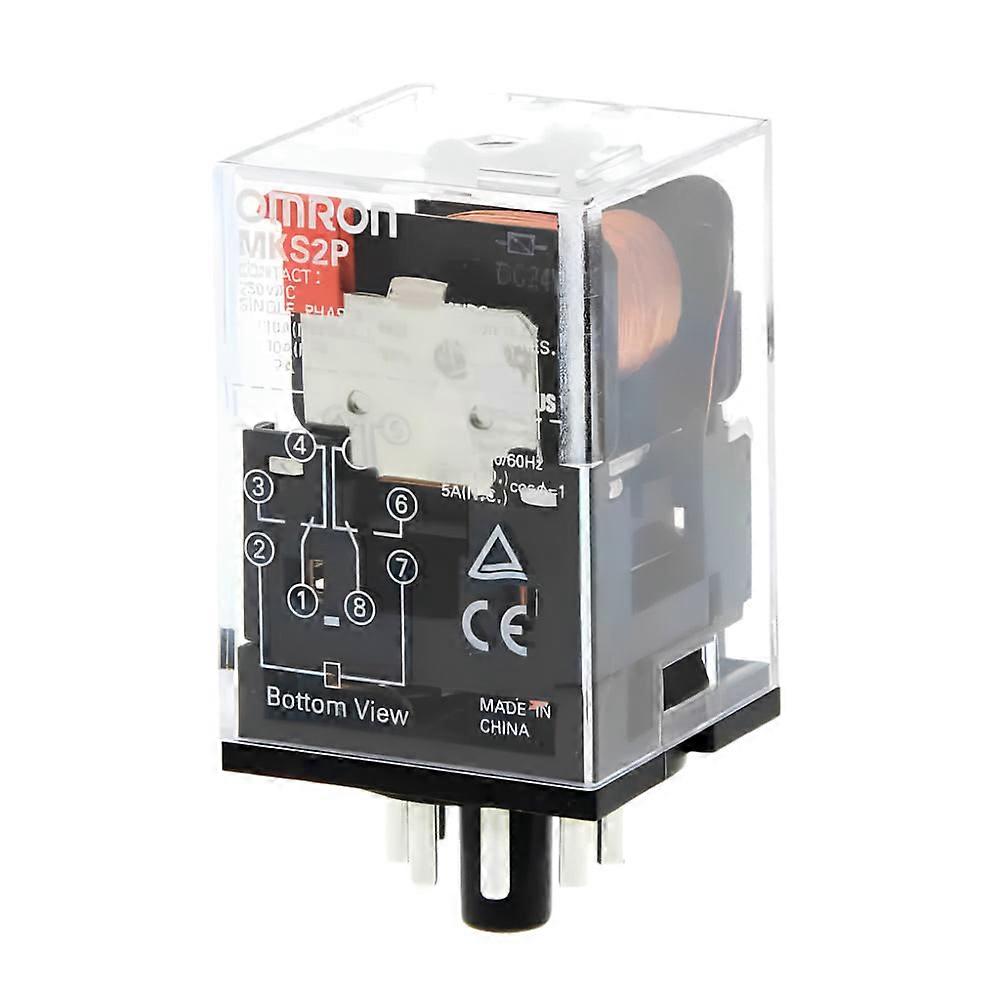 Omron Relay 24vac Dpdt 10a Plug-in Mks2p