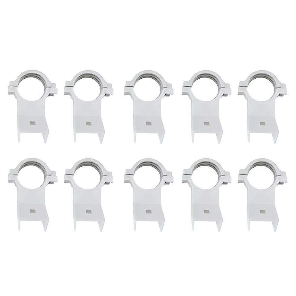 10pcs KU High-Frequency Head Clamp LNB Bracket for Satellite Dishes 20mm Plastic Bracket for Multiple Dish Sizes