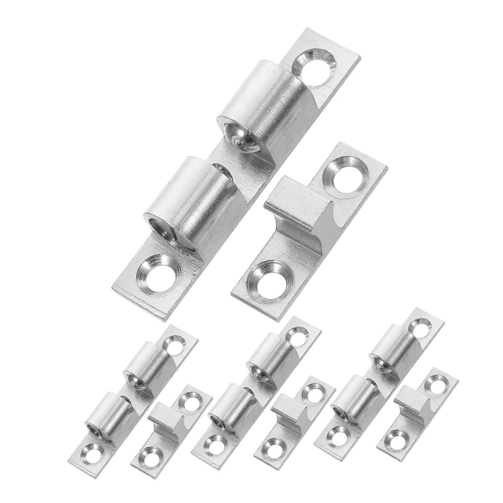 4 Pack Dual Roller Ball Cabinet Door Catch Set for Kitchen Cupboards Easy Install Durable