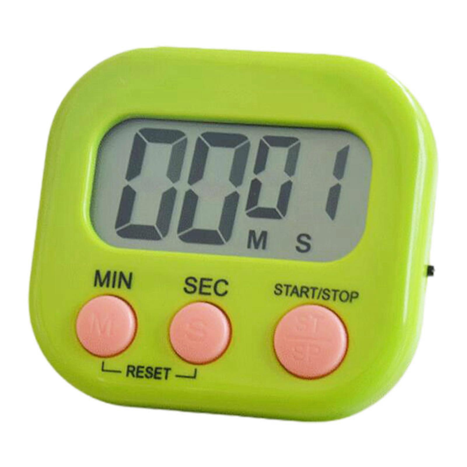 Digital Kitchen Timer with Large LCD Display, Magnetic Back, Countdown and Alarm for Cooking Baking