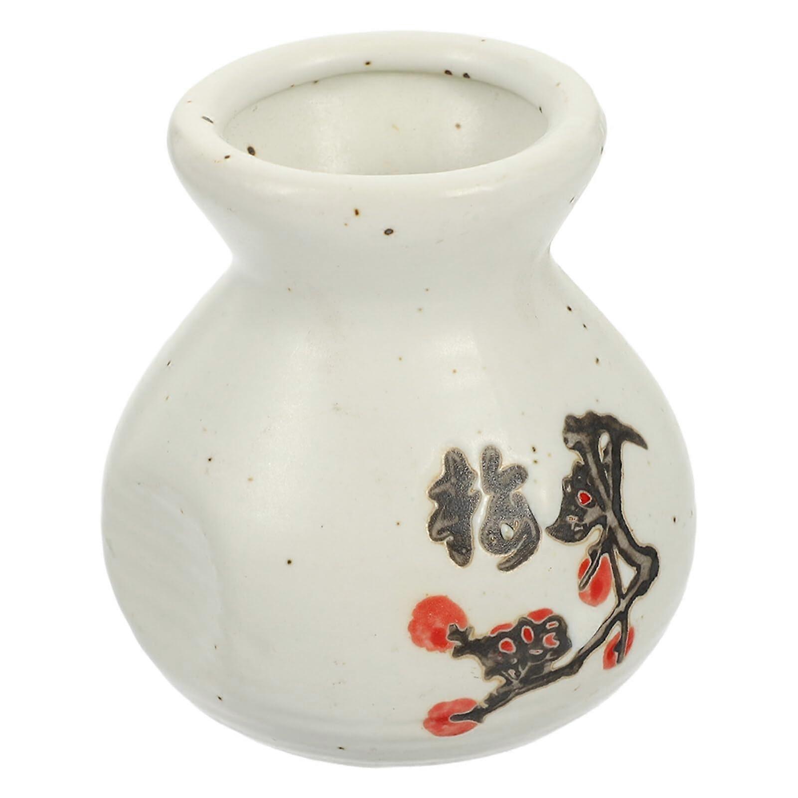 Ceramic Toothpick Holder Japanese Style Decorative Porcelain Container for Dining Table Storage