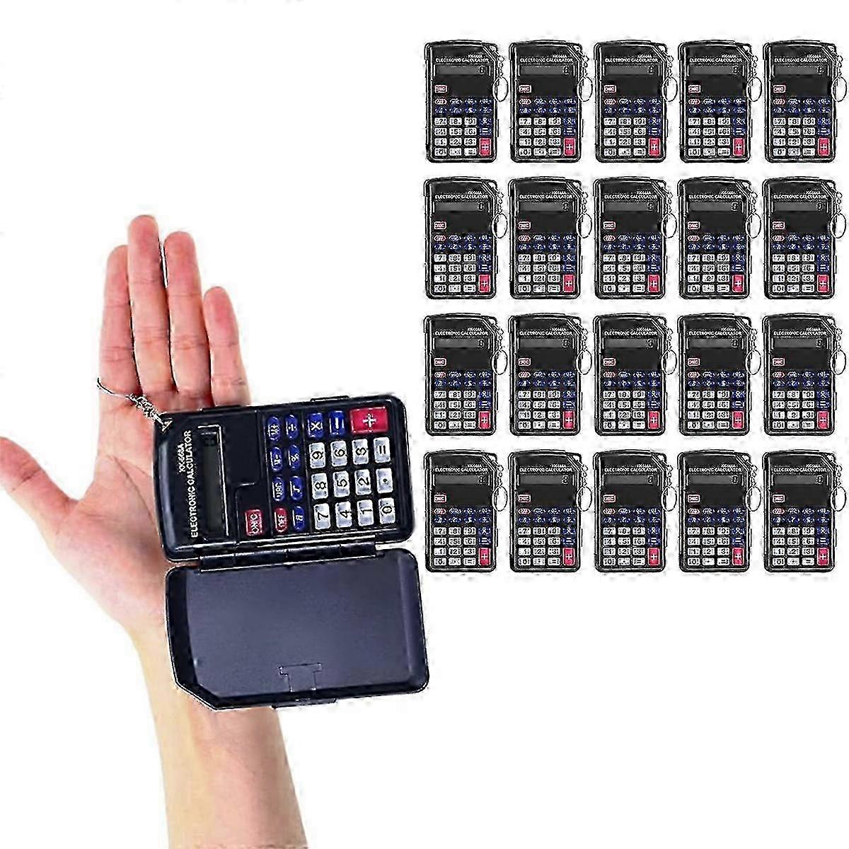 20pcs Kids Calculator Bulk Classroom Supplies Basic Pocket Calculator