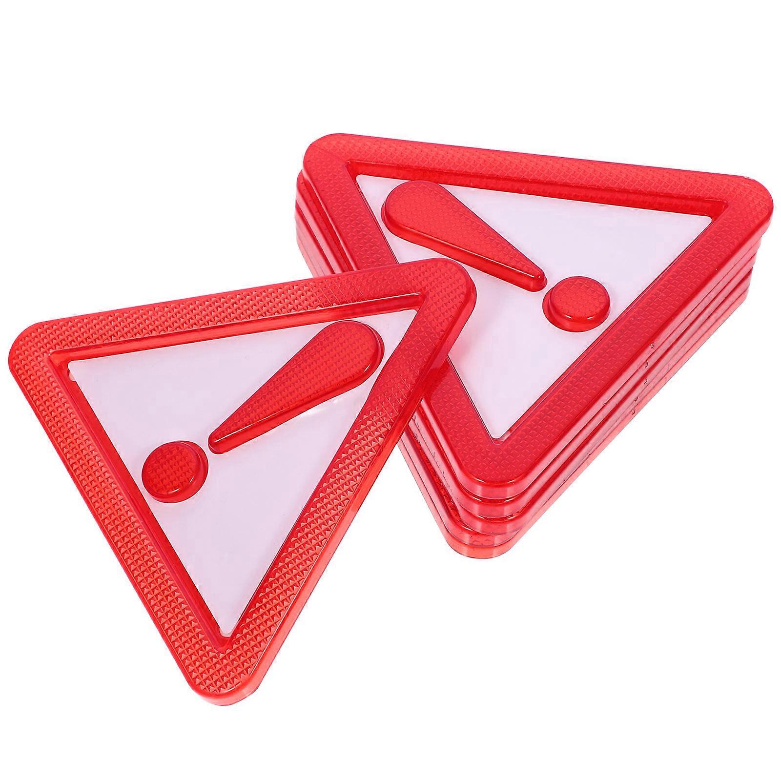 Slow Moving Vehicle Sign Triangle Reflective Warning for Vehicle 8Pcs